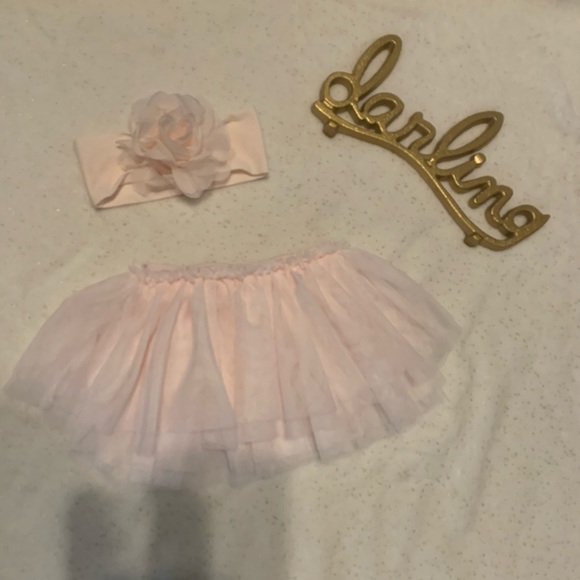 Tutu with bow set 0-3m - Picture 1 of 3